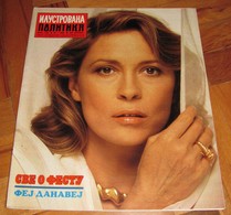 Faye Dunaway - ILUSTROVANA POLITIKA Yugoslavian January 1988 VERY RARE - Magazines