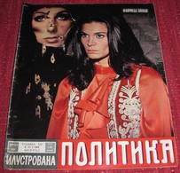 Florinda Bolkan ILUSTROVANA POLITIKA Yugoslavian July 1969 VERY RARE - Magazines