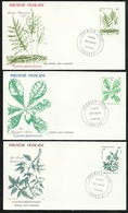 Polynésie 3  Lettres Illustrées  Premier Jour Papeete Le 19/11/1986 Les N° 268 à 270 Plantes Médicinales Série 1  TB - Farmacia