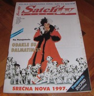 Glenn Close From 101 Dalmatians SATELIT TV Serbian January 1997 VERY RARE - Magazines