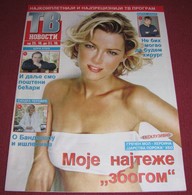 Gretchen Mol TV NOVOSTI Serbian October 2014 RARE - Magazines