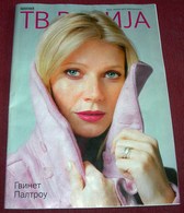 Gwyneth Paltrow TV REVIJA Serbian January 2015 RARE - Magazines