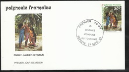 Polynésie Lettre Illustrée  Premier Jour Papeete Le 27/09/1993 Le  N° 441  Tourisme En Polynésie  TB - Altri & Non Classificati