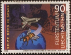 Liechtenstein 2002 NASA Project Stars, 1 Value MNH Bee Space Craft - Europa