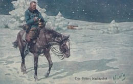Karl Feiertag - Soldier Riding A Horse 1916 - Feiertag, Karl