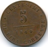 VENEZIA , 5 CENTESIMI 1849 ZV - Venezia