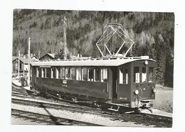 Suisse Fribourg Gruyères Montbovon Démolie En Nov 1976 Tramway Train   , Cpm - Fribourg