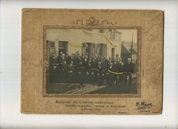 Yves-Gomezée , Fraire & Environs : Banquet De L'union Horticole  1914     ( 24 X 18  Cm )   état - Plaatsen