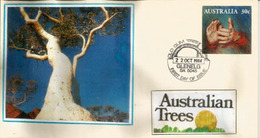 The Old Gum Tree . Le Gommier Rouge. Glenelg South-Australia - Postmark Collection