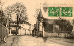 78. CPA. CROISSY.  La Grande Rue Et L'ancienne église. - Croissy-sur-Seine