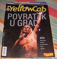 Iggy Pop YELLOWCAB Serbian September 2008 VERY RARE - Magazines