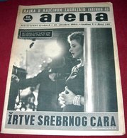 Ingrid Bergman ARENA Yugoslavian October 1963 RARE - Magazines