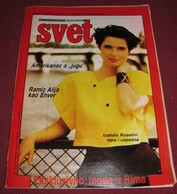 Isabella Rossellini  POLITIKIN SVET Yugoslavian March 1986 Very Rare - Magazines