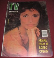 Jacqueline Bisset TV NOVOSTI Yugoslavian August 1988  VERY RARE - Magazines