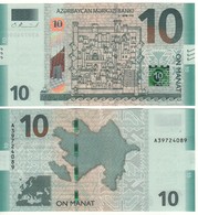 AZERBAIJAN  New 10 Manat  New Bank Name  New Date 2018     Pnew  UNC - Aserbaidschan