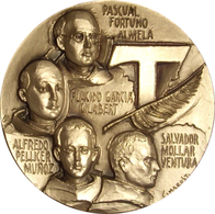 MEDALLA BEATIFICACIÓN MÁRTIRES HERMANOS MENORES FRANCISCANOS. VALENCIA 2001. METACRILATO. ESPAGNE. SPAIN MEDAL - Firma's