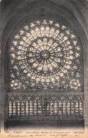 Carte Postale  PARIS  (75) Cathédrale Notre-Dame 1163-1260 Rosace  Transept Nord (Eglise-Religion) - Kerken
