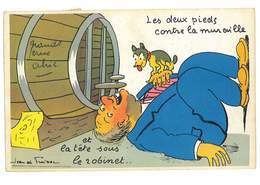 CPA ILLUSTRATEUR JEAN DE PREISSAC HUMOUR ALCOOL VIN - Preissac