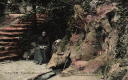 Tieghem - La Fontaine Miraculeuse, Um 1910 - Anzegem