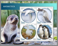 SIERRA LEONE 2019 MNH Antarctica Animals Tiere Der Antarktis M/S - OFFICIAL ISSUE - DH1914 - Antarctic Wildlife