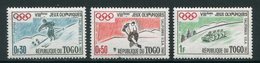 TOGO- Y&T N°300 à 302- Neufs Avec Charnière * - Winter 1960: Squaw Valley