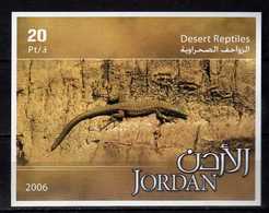 Jordan/Jordanie 2006 Desert Reptiles.S/S . MNH - Jordan