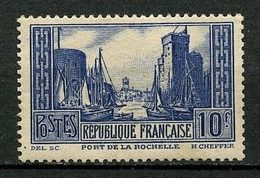 FRANCE 1929 N° 261 ** Type III Neuf MNH Superbe C 170 € Port De La Rochelle Bateaux Voiliers Sailboat - Ongebruikt