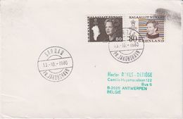 Greenland 1980 Sarqaq Ca 13.10.1980 Cover (42366) - Lettres & Documents