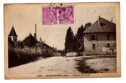 CPSM Dampierre Jura 39 Centre Du Pays église éditeur CLB à Besançon N°19927 - Dampierre