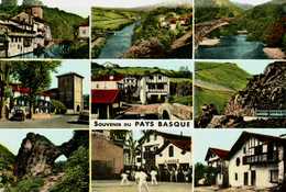64...pyrénées Atlantiques....souvenir Du Pays Basque..cpsm... - Autres & Non Classés