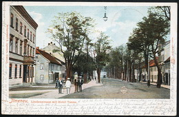 AK/CP Ilmenau  Lindenstrasse   Hotel Tanne    Gel./circ.. 1902   Erhaltung /Cond.  2  Nr. 00751 - Ilmenau