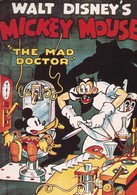 WALT DISNEY  Donald Duck  Micky Mouse Mad Doctor  Postcard - Disneyland