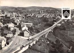 23-BOURGANEUF - ROUTE DE LIMOGE , LE NOUVEAU PONT  VUE GENERALE - Bourganeuf