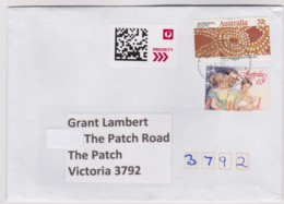 Australia 2017 Aboriginal Crafts 37c & Christmas 63c On Domestic Priority Letter - Storia Postale