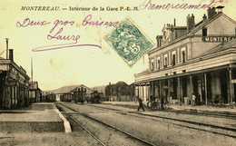 77....seine Et Marne....montereau...int De La Gare Plm.. - Montereau