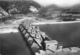 26-DONZERE- AMENAGEMENT DU RHONE- VUE AERIENNE SUR LE BARRAGE DE RETENUE - Donzere