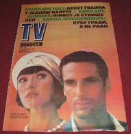 Jane Seymour Hart Bochner TV NOVOSTI Yugoslavian September 1985  VERY RARE - Magazines