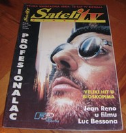 Jean Reno From Leon SATELIT TV Serbian May 1995 VERY RARE - Magazines