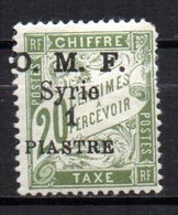 Col 13 /  Syrie  Taxe  N°  10   Neuf  X MH  Cote 2,40€ - Strafport