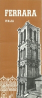 3283 " FERRARA.ITALIA"MAPPA SUL RETRO-FOTOGRAFIE E DISEGNI -DEPLIANT 5 PIEGHI-IN FRANCESE - Dépliants Turistici