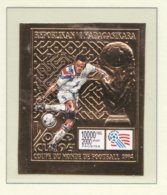 Madagascar Gold 1994 World Cup FIFA Football In USA   MNH/** (H49) - 1994 – Vereinigte Staaten