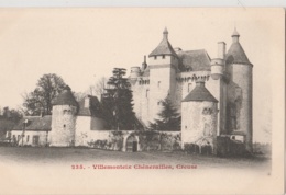 23 - CHENERAILLES - Villemonteix-Chénérailles [ Château D'Orgnat ] (impeccable) - Chenerailles