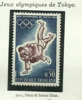 FRANCE - 1964 - JEUX OLYMPIQUES DE TOKYO - YT N° 1428 - TIMBRE NEUF** - Nuovi