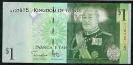 TONGA P37b 1 PAANGA  (2009) Signature 7  Prefix C UNC. - Tonga