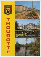 {72312} 60 Oise Thourotte , Multivues ; Bords De L' Oise , Hôtel , Entrée Glacerie De Chanteron - Thourotte