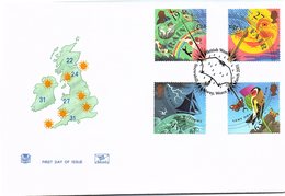GREAT BRITAIN - FDC BRITSH WEATHER - SNOWSHILL BROADWAY WORCS 13.3.2001 /3 - 2001-2010. Decimale Uitgaven