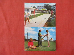 Archery  & Shuffle Board  At Windsor Hotel So. Fallsburg NY     Ref 3285 - Archery