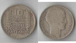 FRANCE 10 FRANCS 1931  ARGENT - 10 Francs