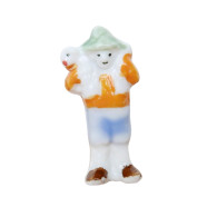 Feve Santon Creche Personnage Berger Mouton Porcelaine Figurine Miniature - Santons