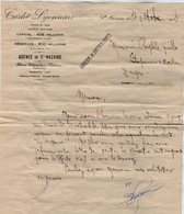 VP14.765 - Lettre - Crédit Lyonnais - Location De Coffres - Forts - Agence De SAINT - NAZAIRE - Bank En Verzekering